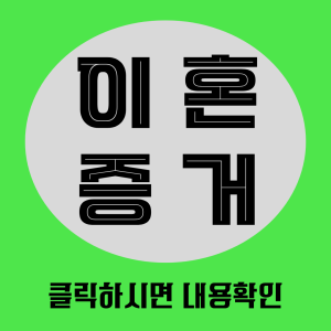 이혼증거